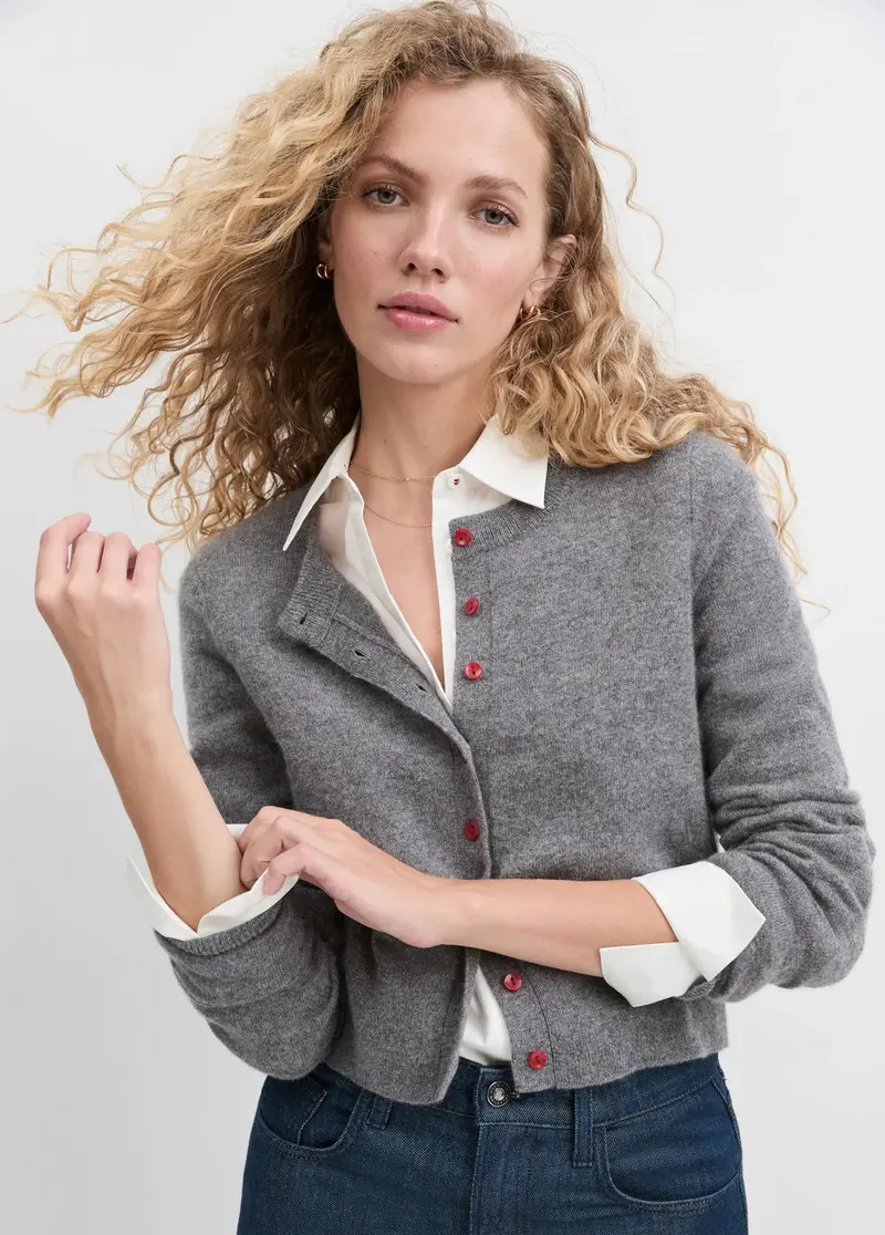 Cropped Rebecca Cardigan 1