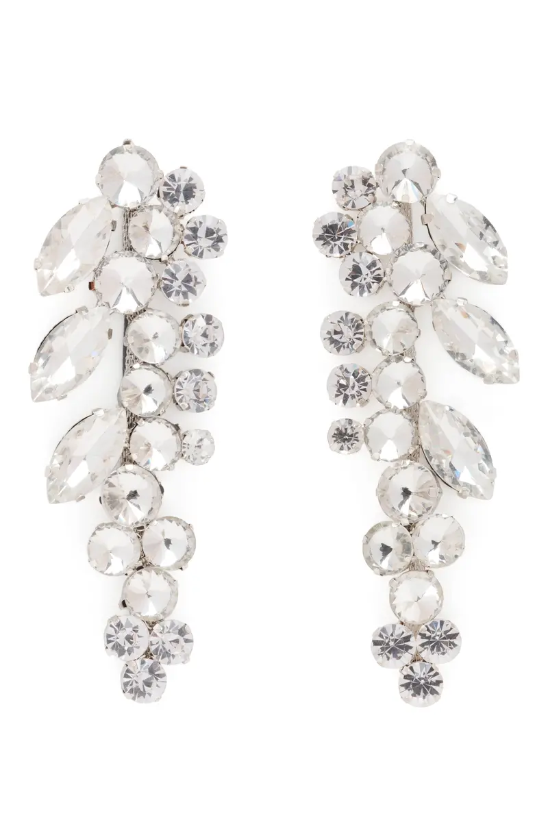 Crystal Clear Chandelier Earring 1