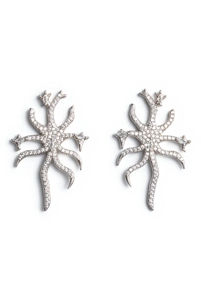 Crystal Clear Etoile Earring 1