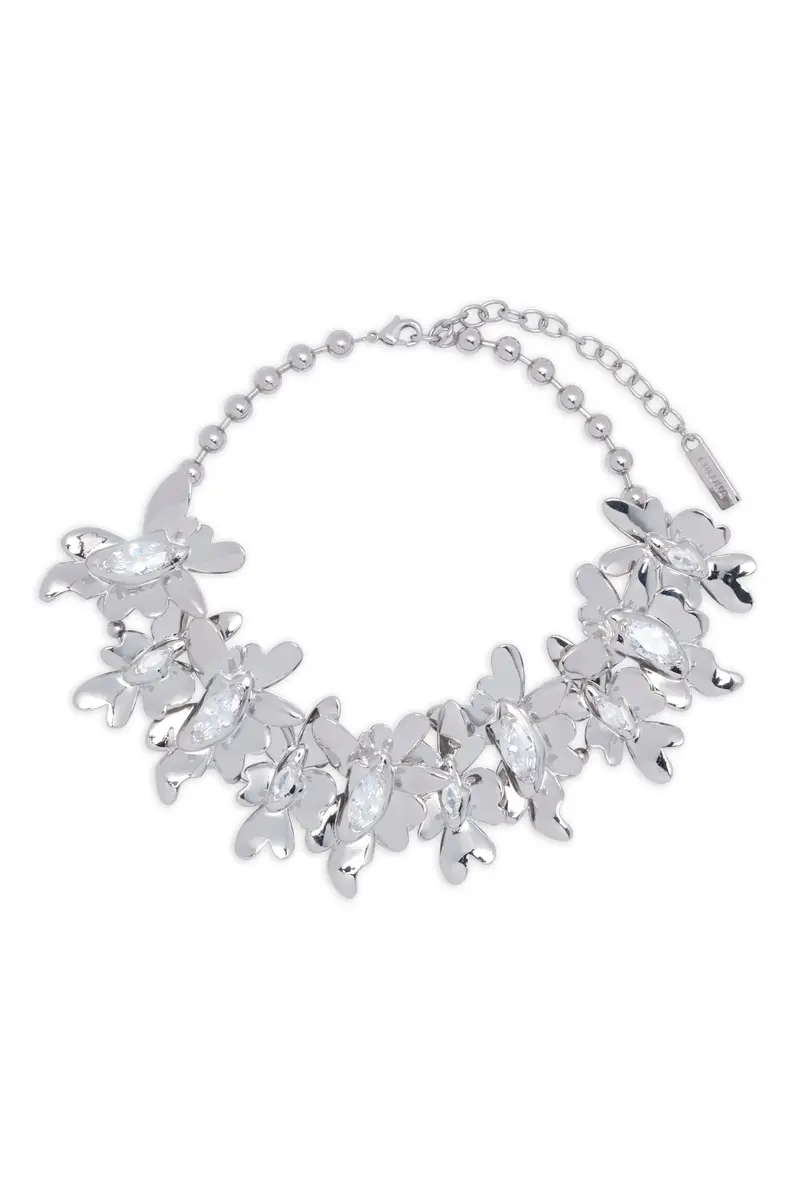 Crystal Clear Mega Daisy Necklace 1