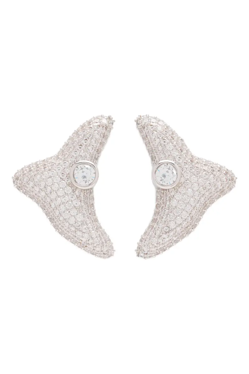 Crystal Clear Super Trigon Studs 1
