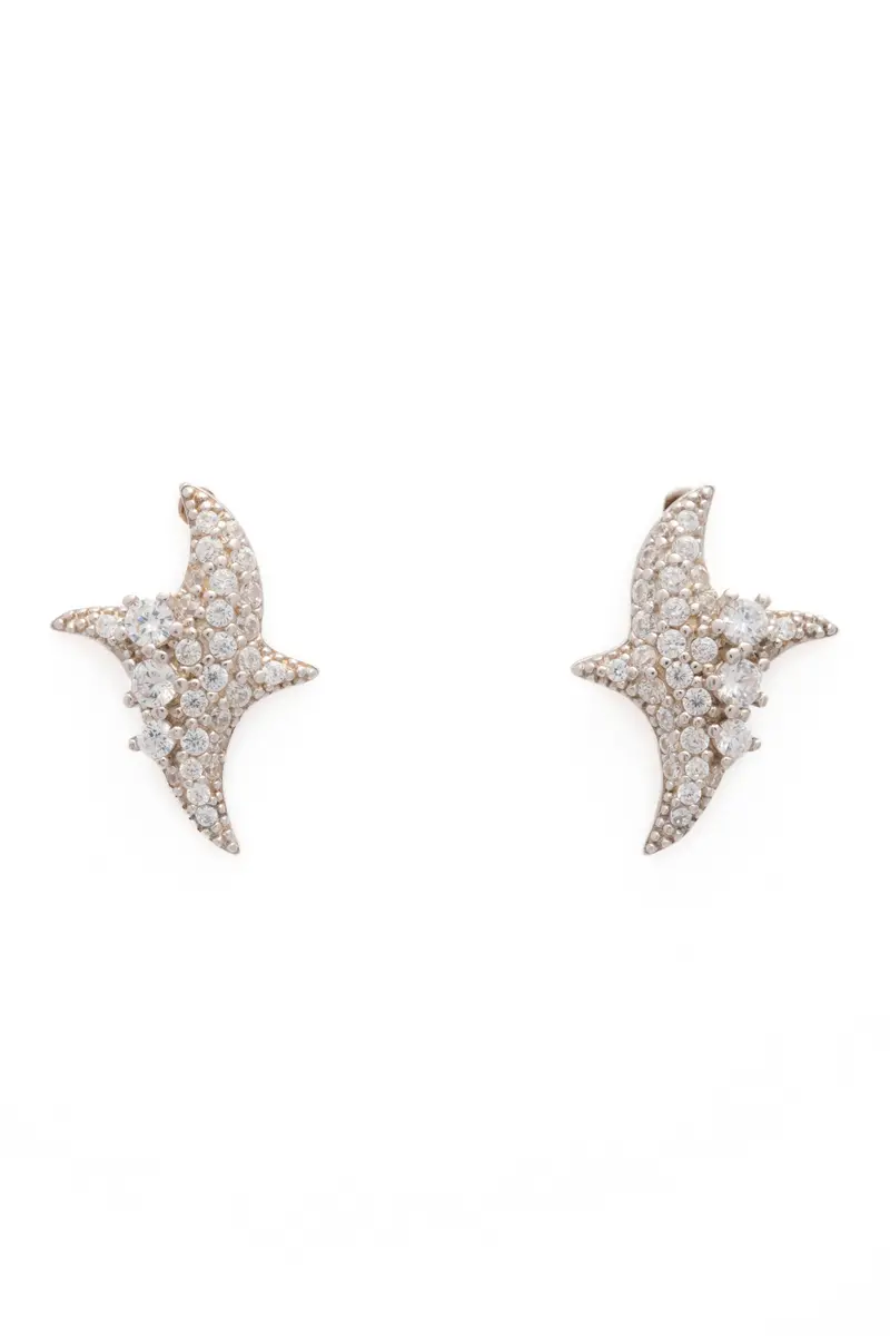Crystal Clear Twister Earrings 1