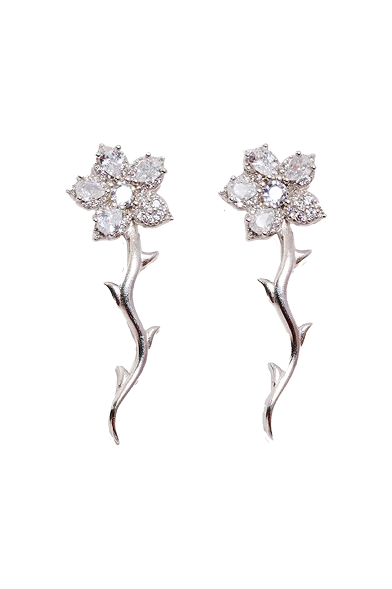 Crystal Vine Earring 1