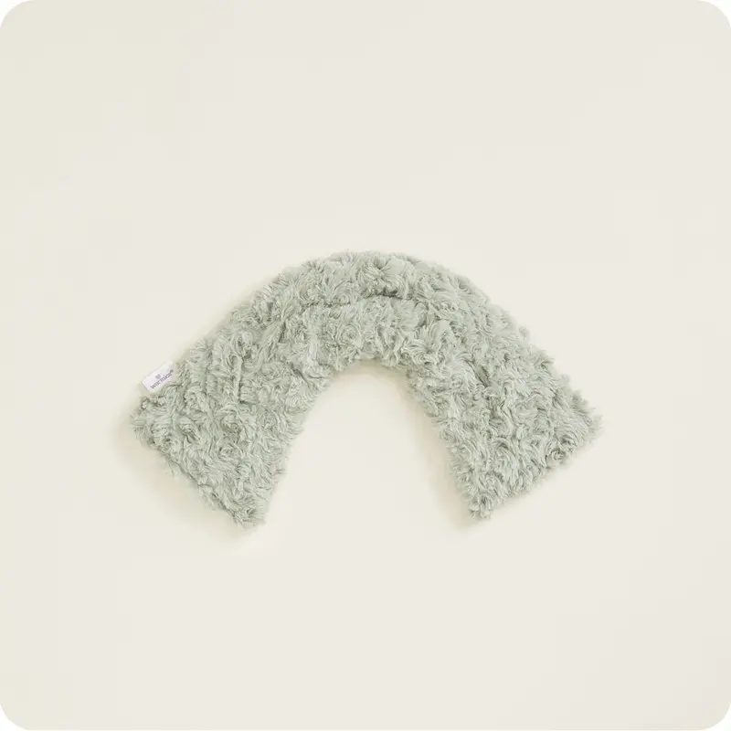 Curly Sage Green Neck Wrap Warmies 1