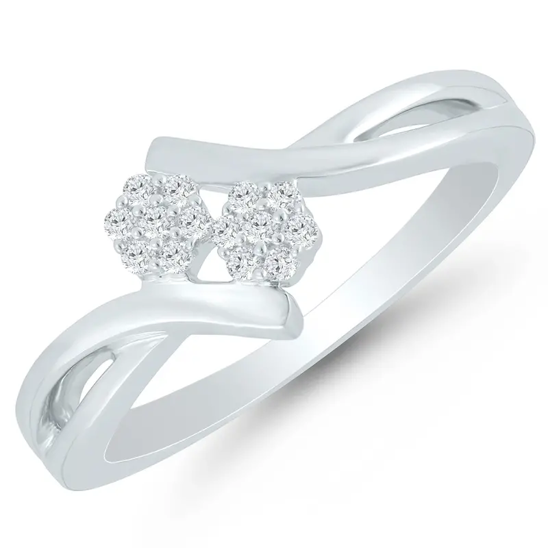 Dancing Duo Diamond Ring 1