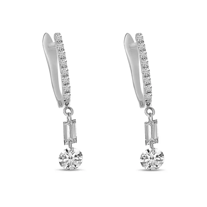 Dashing Diamond Prism Drop Earrings 1