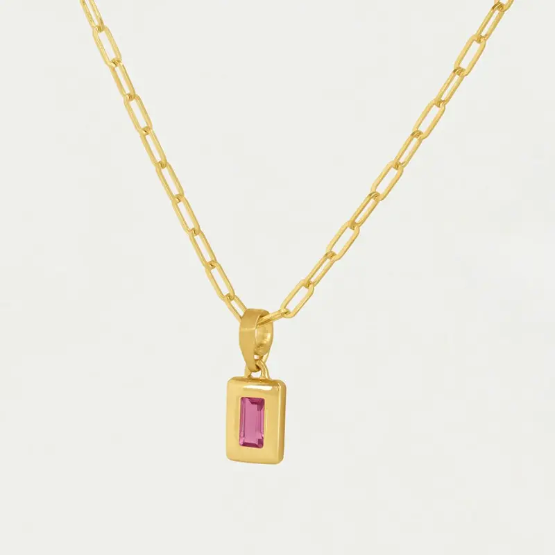 Dean Davidson Baguette Birthstone Pendant Necklace 12