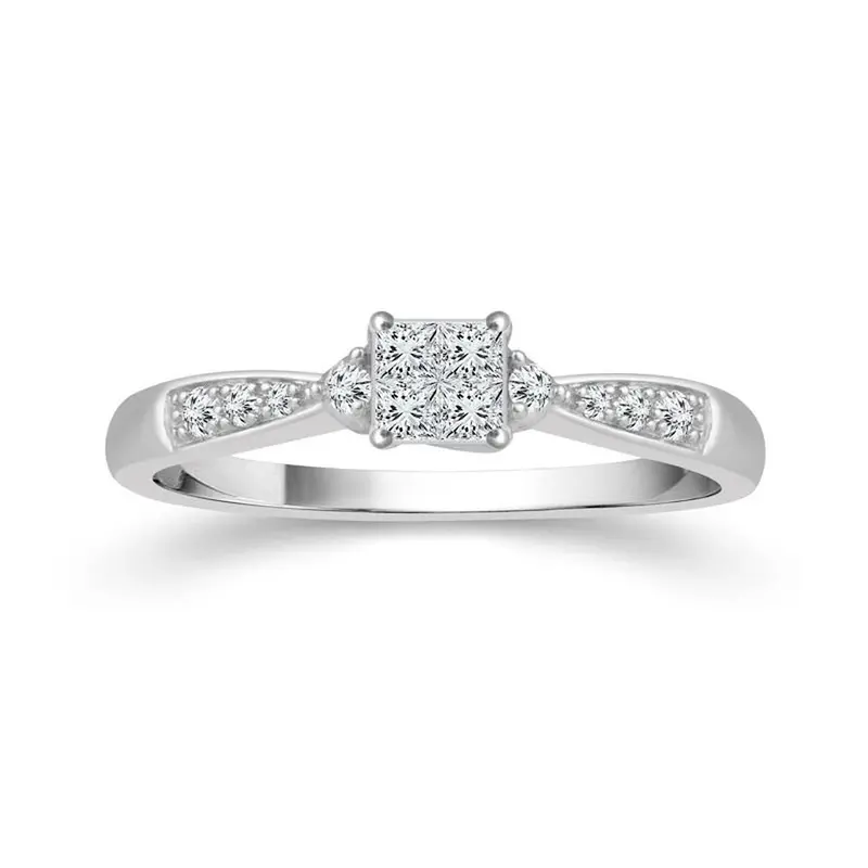 Diamond Devotion Princess Promise Ring 1
