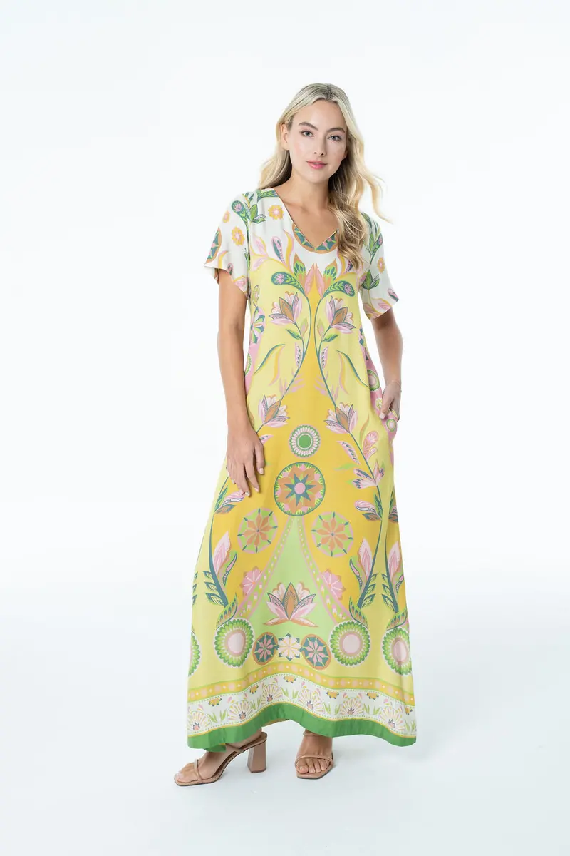 Diana V-Neck Maxi 1