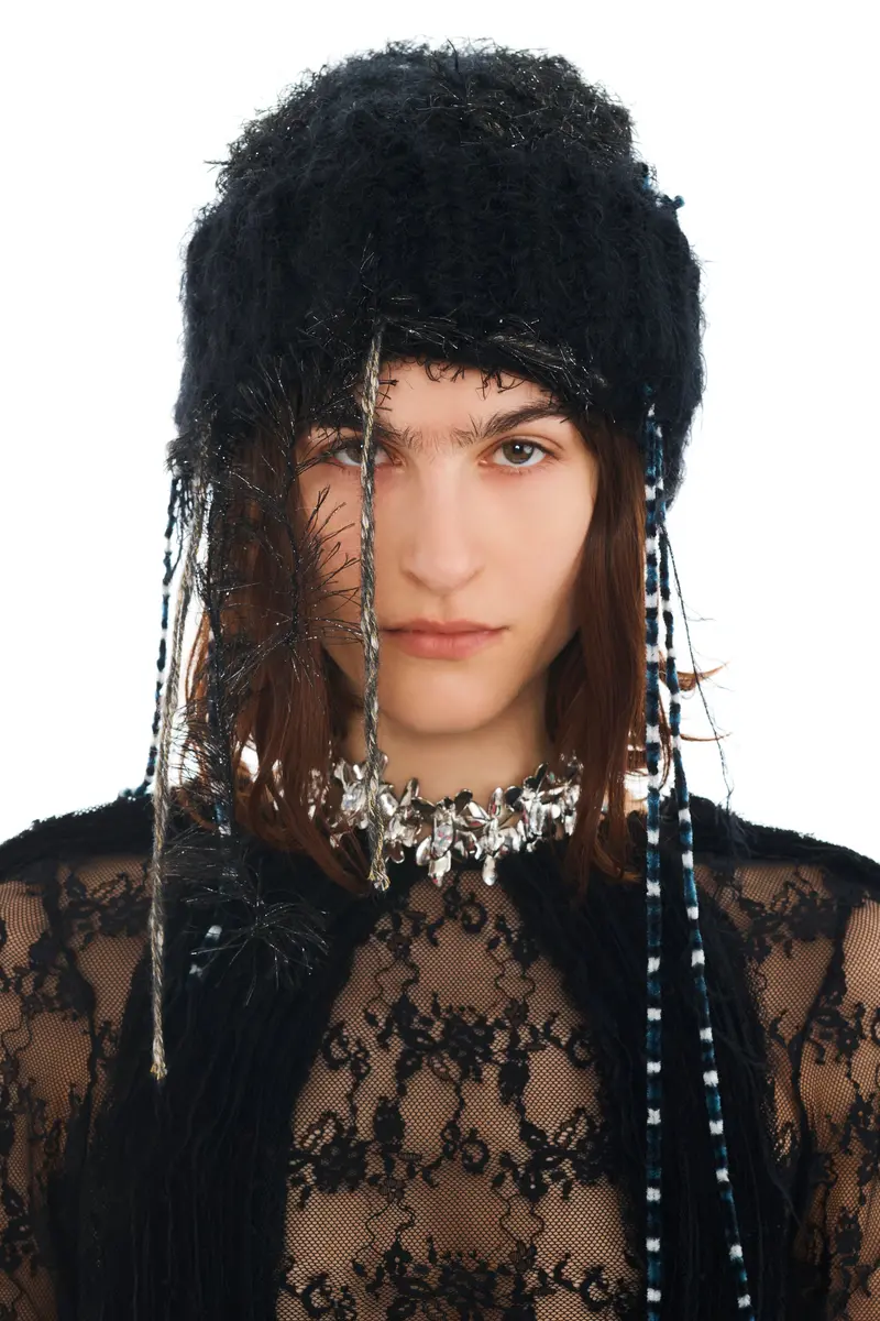 Disco Plaid Winter Hat 1
