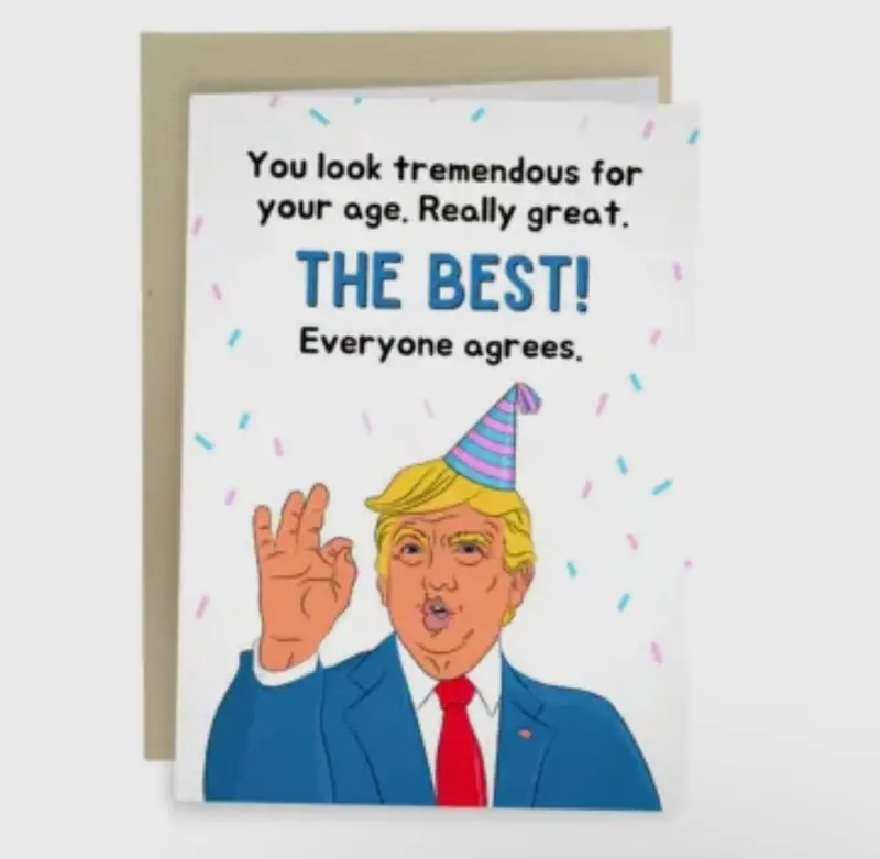 Donald Trump Birthday Card 1