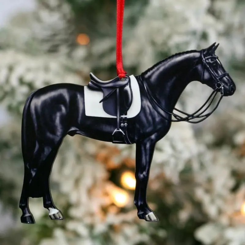 Dressage Horse Ornament 1