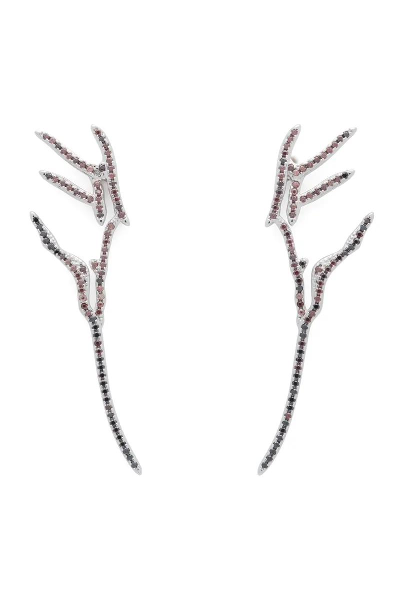 Earth Pave Wing Earrings 1