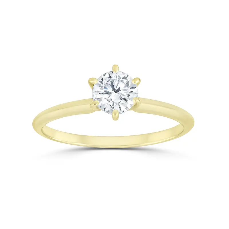 Elite Round Diamond Solitaire 1