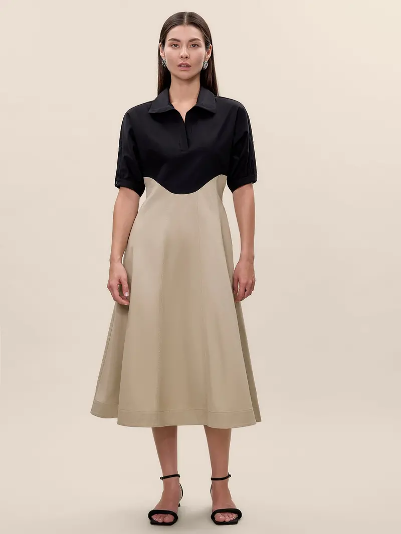 Elspeth Colorblock Dress 1
