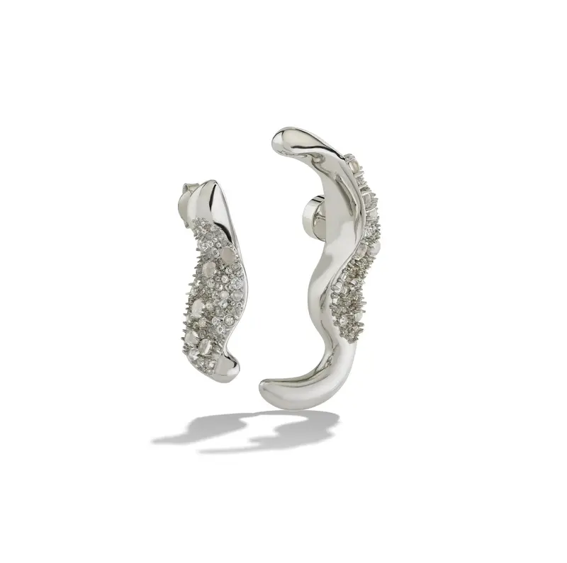 Encrusted Abstract Earrings 2