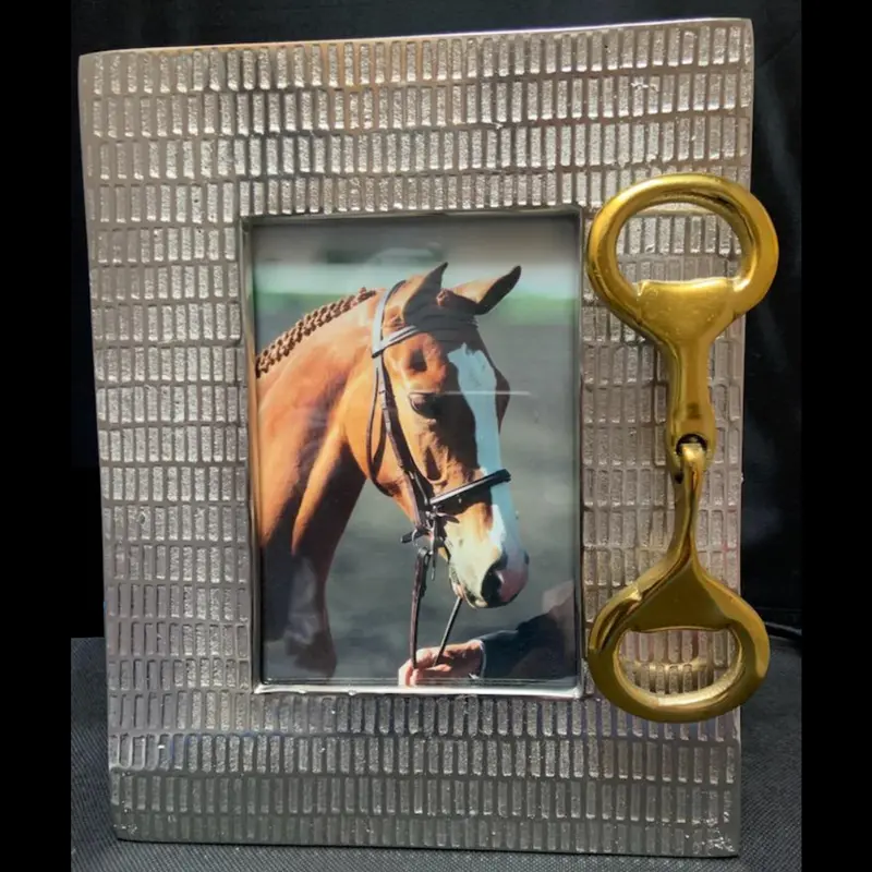 Equestrian Frame With Snaffle Bit Detail 1