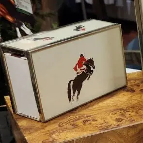 Equestrian Jumper Match Box Cover 1
