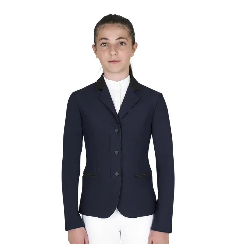 Equestro Children's Unisex Zip Competition Jacket 1