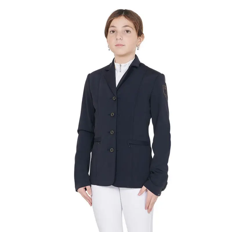 Equestro Girls 4-Button Showcoat 1