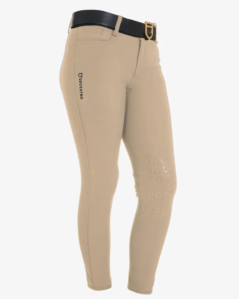 Equestro Girls Slim Fit Competition Breeches 1