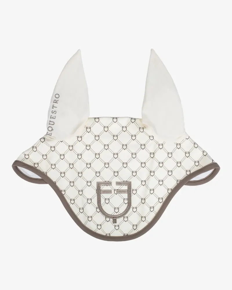 Equestro Monogram Ear Bonnet 1