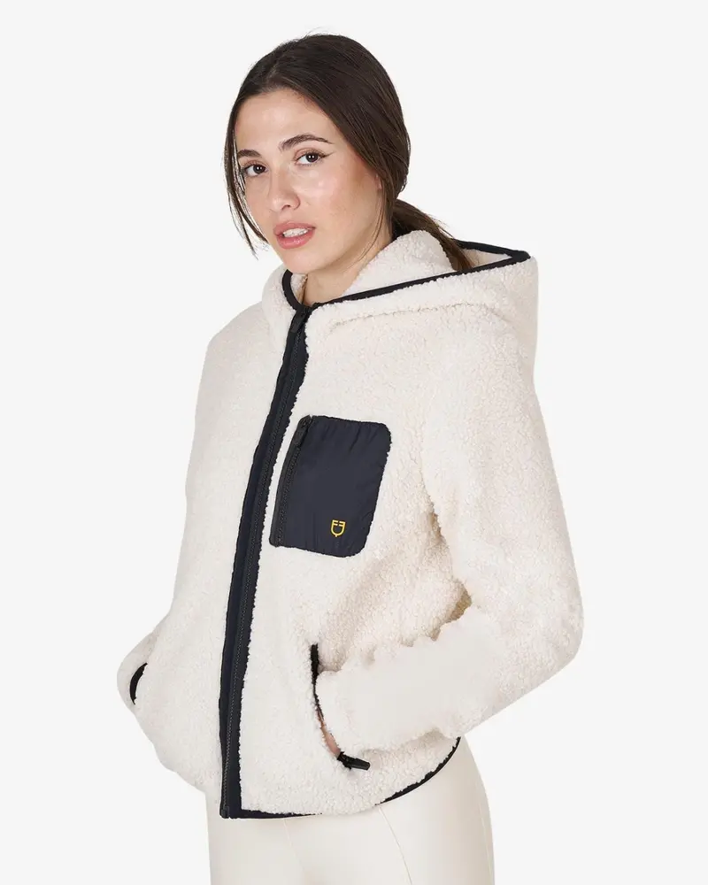 Equestro Teddy Zip Hooded Jacket 1