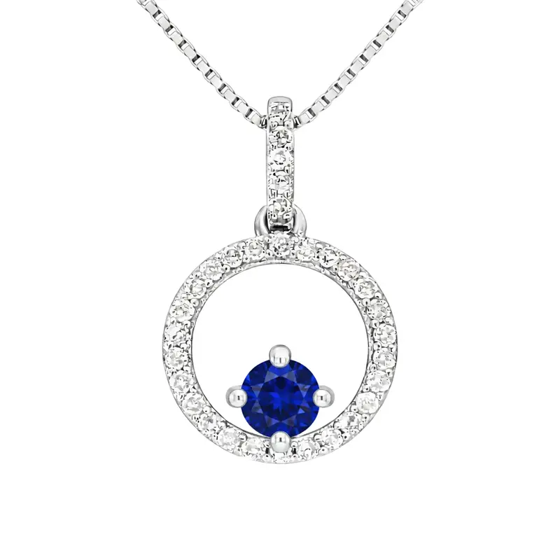 Equinox Sapphire Nimbus Pendant 1