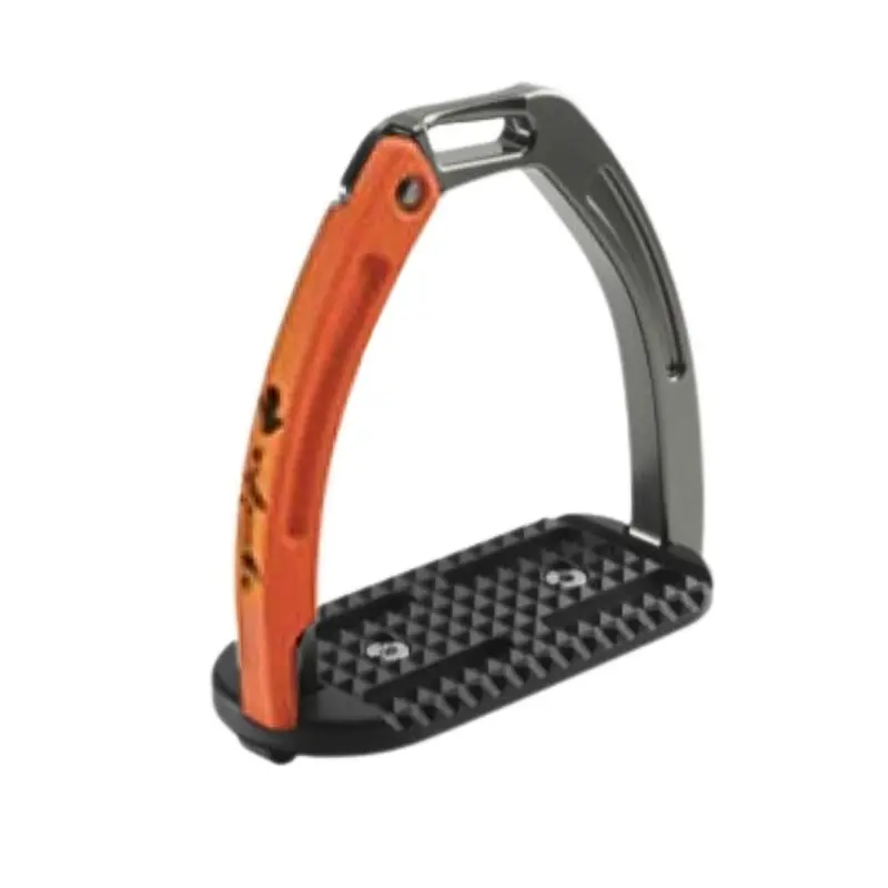 Equipe Safety Stirrup - Dark Titanium & Orange 1