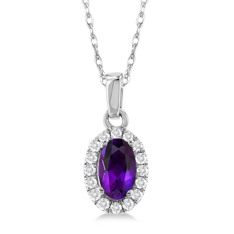 Evening Bloom Amethyst Pendant 1