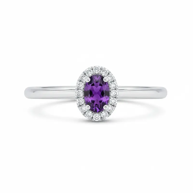 Evening Bloom Amethyst Ring 1