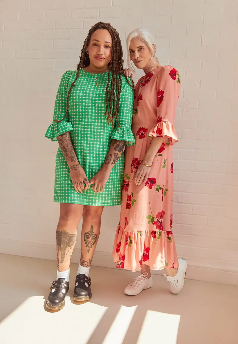 Fabric Godmother Peony Dress - Printed Copy Shop (+£7.00) 1