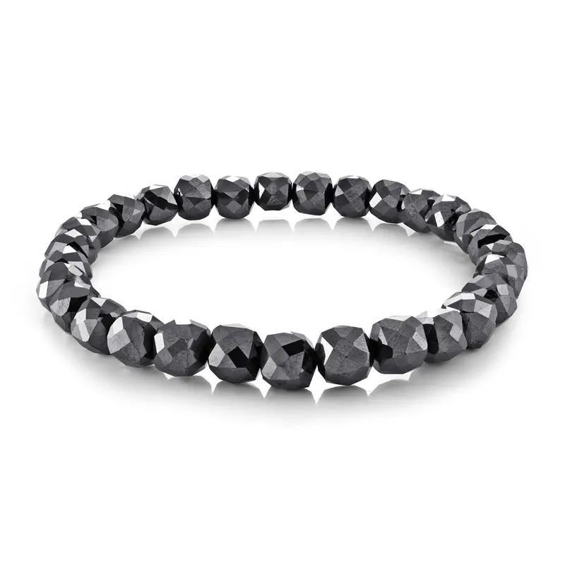 Faceted Midnight Hematite Bracelet 1