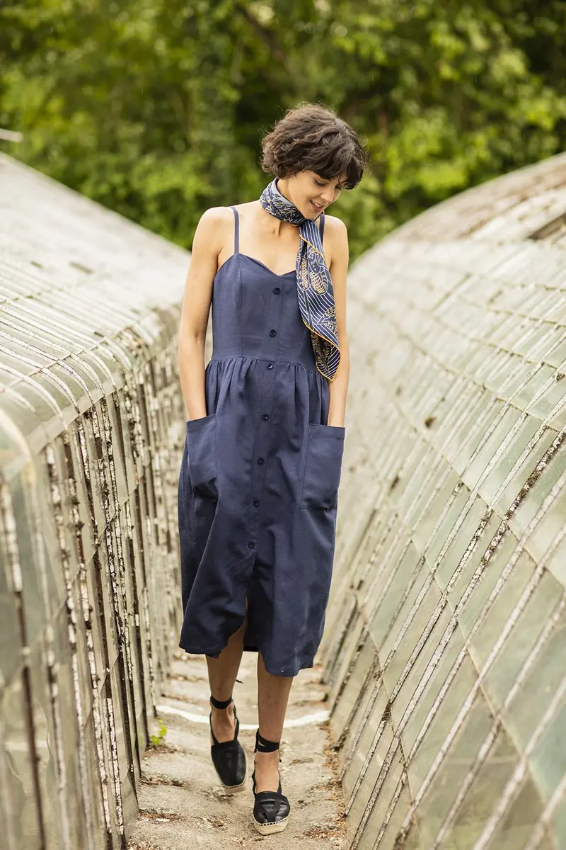 Fibre Mood Colette Dress - Printed Copy Shop (+£7.00) 1