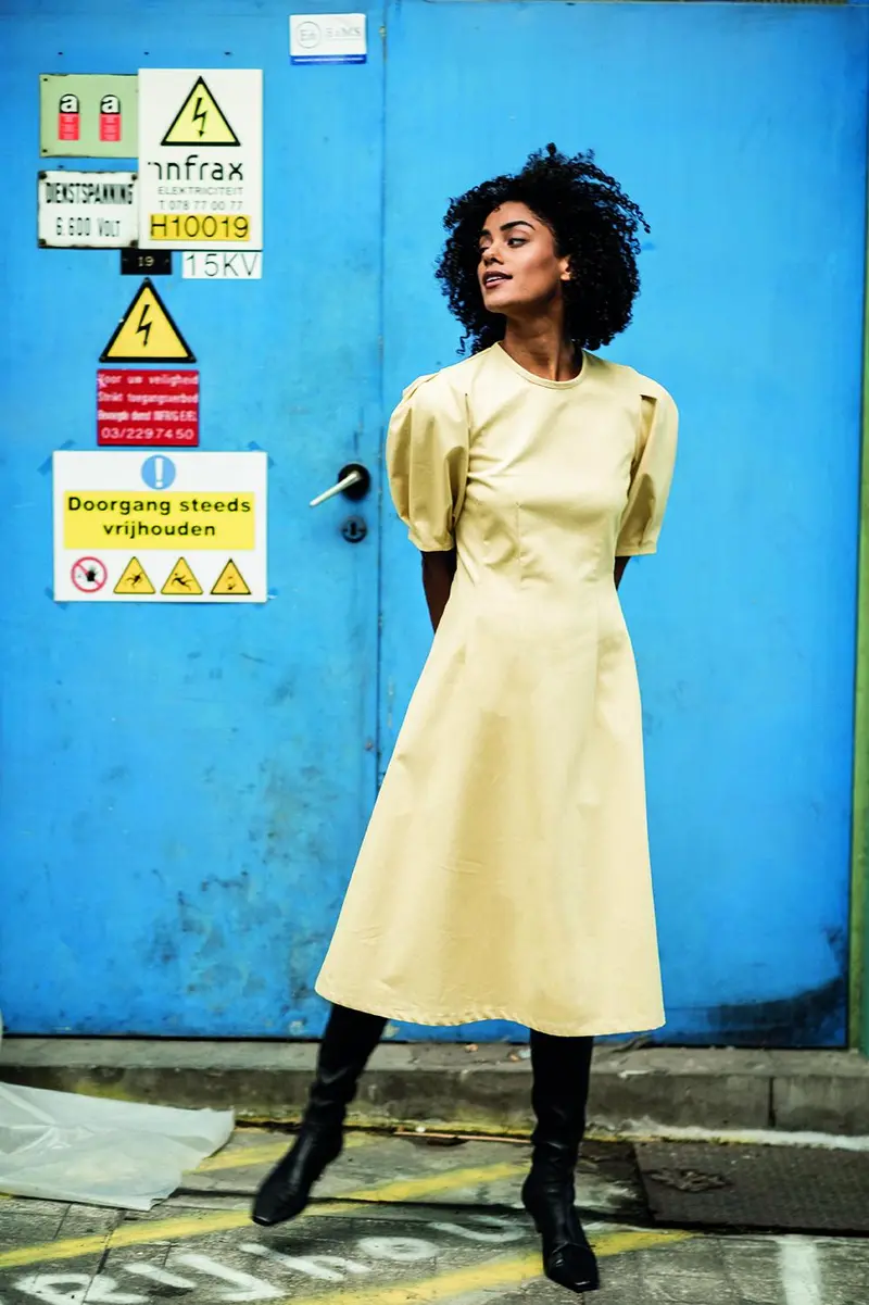 Fibre Mood Maya Dress - Printed Copy Shop (+£7.00) 1