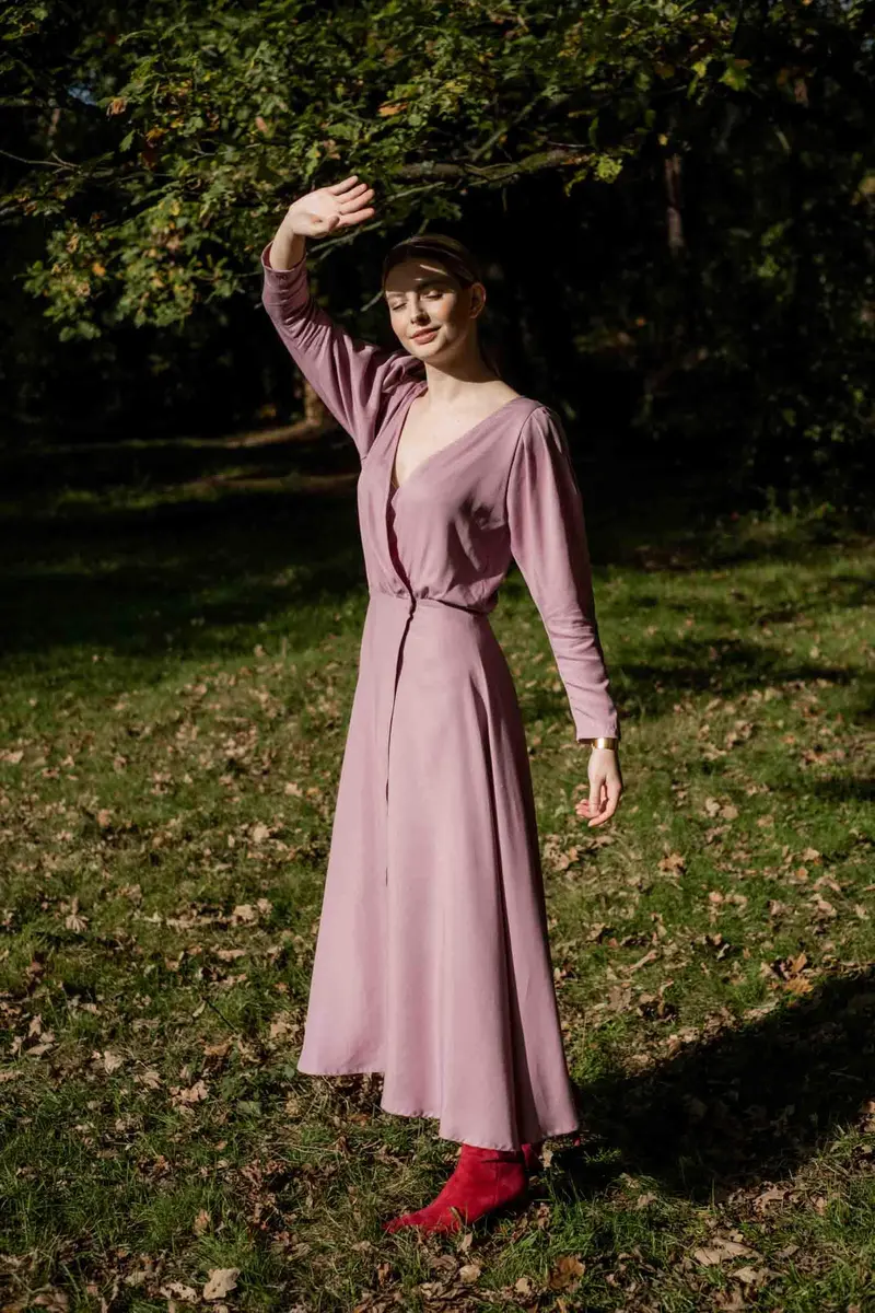 Fibre Mood Octavia Dress - Printed Copy Shop (+£7.00) 1