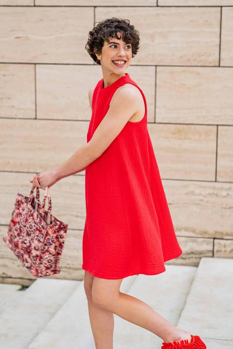 Fibre Mood Petula Dress - Printed Copy Shop (+£7.00) 1