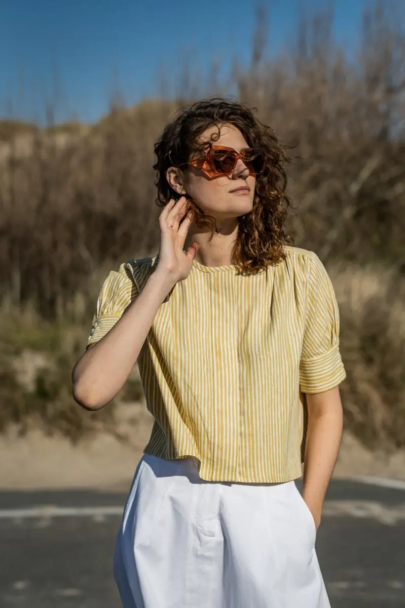 Fibre Mood Sienna Top - Printed Copy Shop (+£7.00) 1