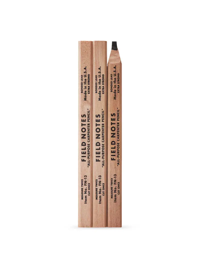 Field Notes Carpenter Pencil 3 Pack 1