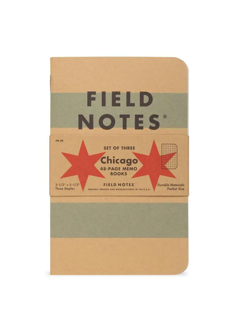 Field Notes Chicago 3 Pack Graph Paper 1