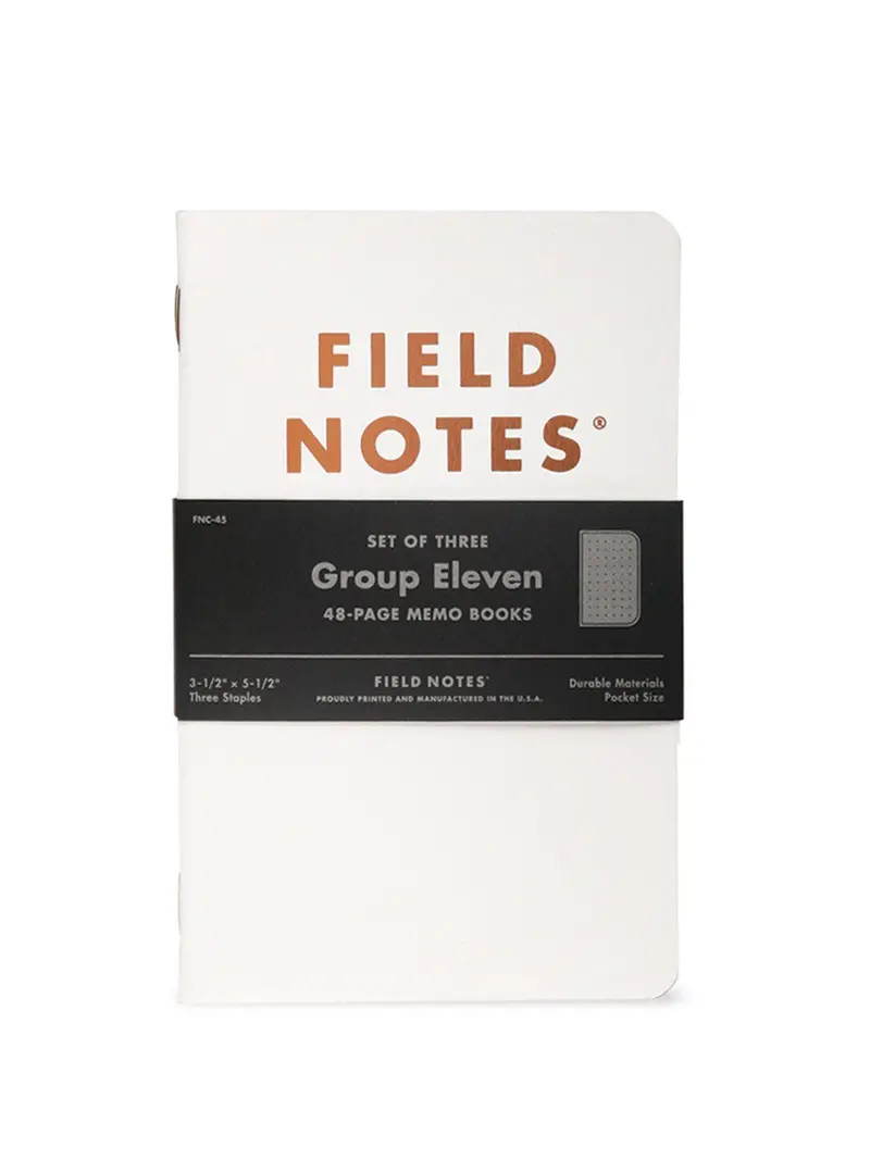 Field Notes Group Eleven 3 Pack Dot Graph Paper 1