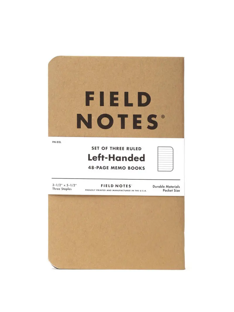 Field Notes Left Handed 3 Pack Ruled Paper 1