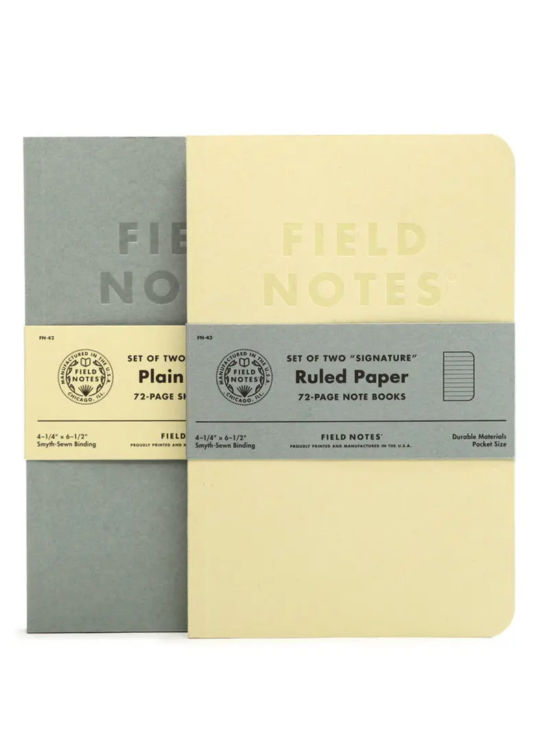 Field Notes Signature 2 Pack Ruled Paper 1