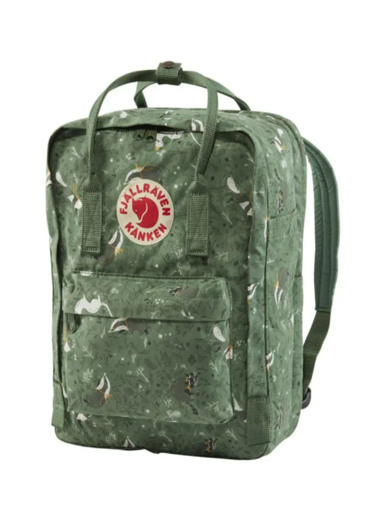 Fjallraven Kanken Art Laptop 13 Inch Backpack Green Fable 1