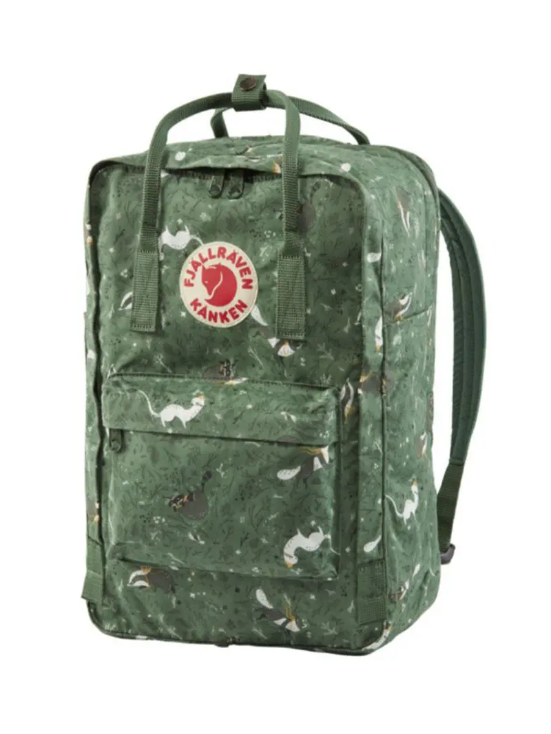 Fjallraven Kanken Art Laptop 15 Inch Backpack Green Fable 1