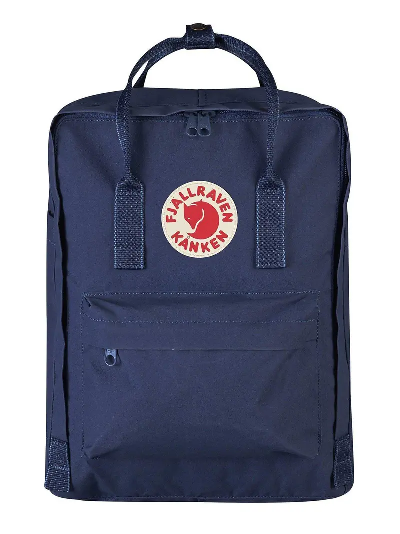 Fjallraven Kanken Classic Backpack Royal Blue Pinstripe Pattern 1