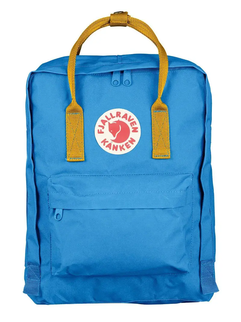 Fjallraven Kanken Classic Backpack Un Blue Warm Yellow 1