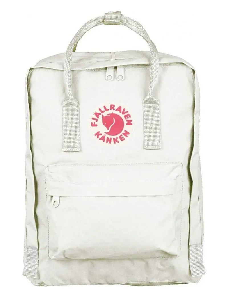 Fjallraven Kanken Classic Backpack White 1