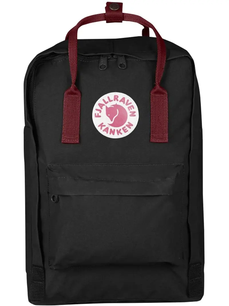 Fjallraven Kanken Laptop 15 Inch Black Ox Red 1