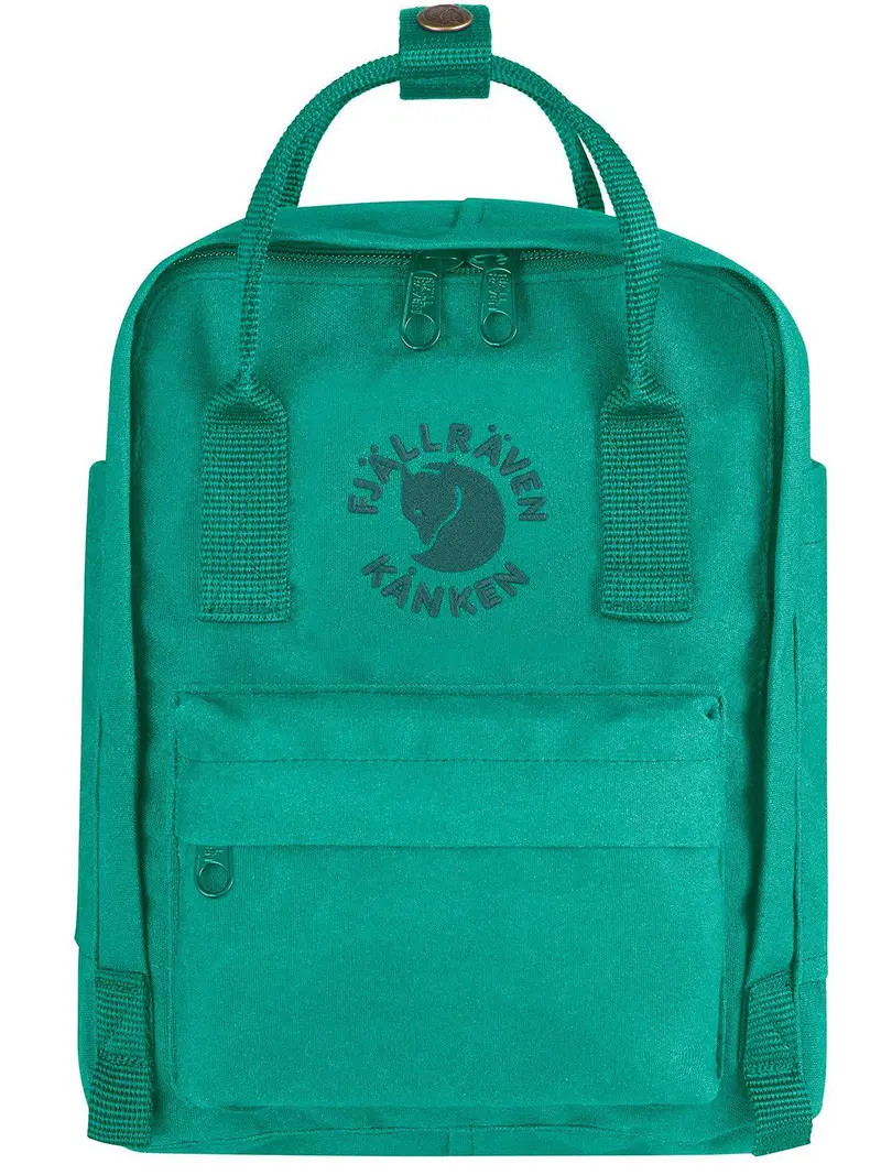 Fjallraven Re-Kanken Mini Backpack Emerald 1